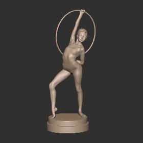 Christy with a Hoop